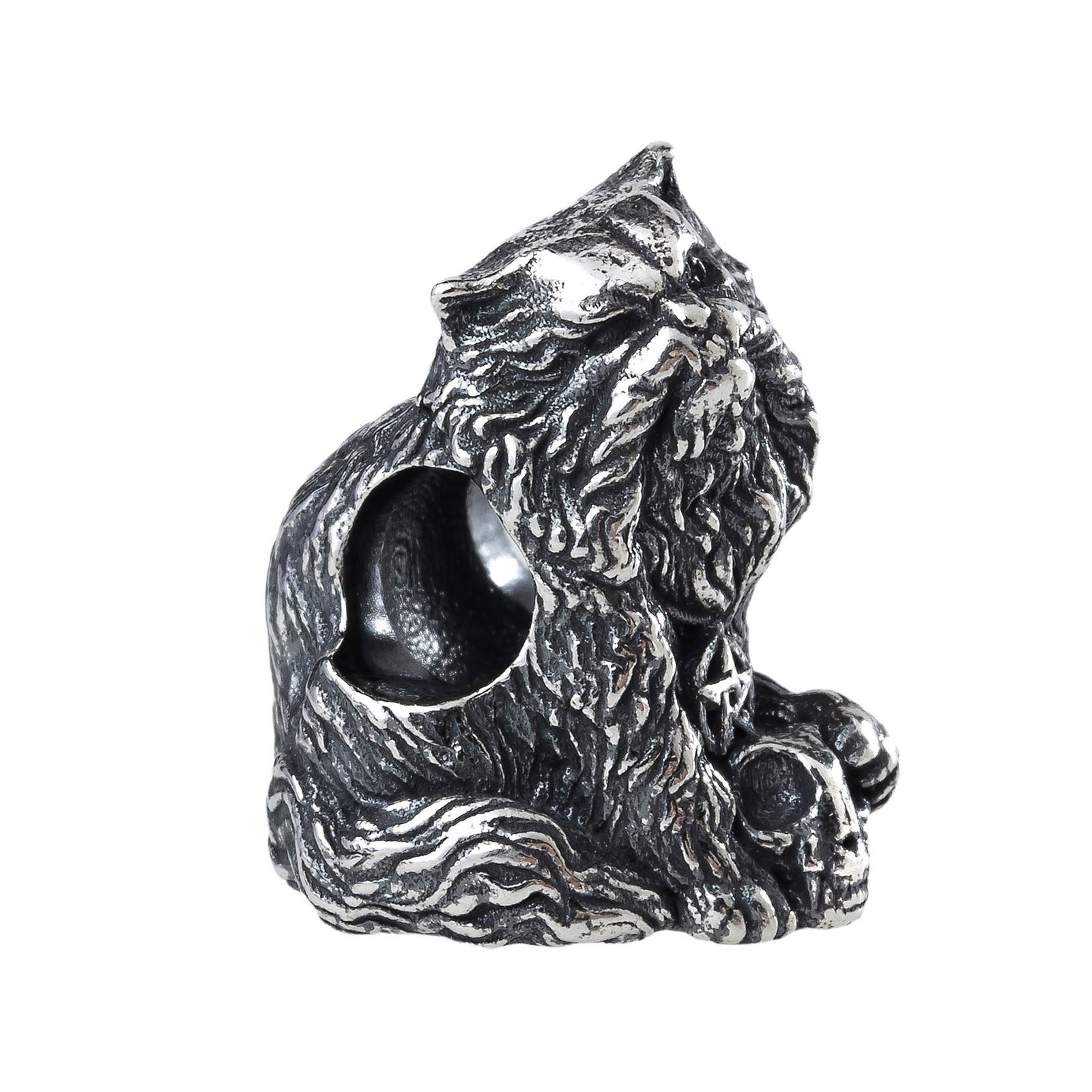 Elfbeads Monster Cat silver sterling-silver Bead by The Alternative Bead. Your official Elfbeads Retailer from Germany