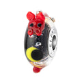 Elfbeads Moon Fire Dragon red; black glass Bead by The Alternative Bead. Your official Elfbeads Retailer from Germany