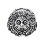 Elfbeads Moon Owl silver sterling-silver Bead by The Alternative Bead. Your official Elfbeads Retailer from Germany