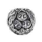 Elfbeads Moon Owl silver sterling-silver Bead by The Alternative Bead. Your official Elfbeads Retailer from Germany