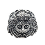 Elfbeads Moon Owl silver sterling-silver Bead by The Alternative Bead. Your official Elfbeads Retailer from Germany