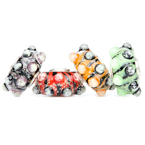 Ogerbeads Pumpkin Moonlight Speckles  glass Bead by The Alternative Bead. Your official Ogerbeads Retailer from Germany