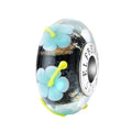 Elfbeads Moonlit Shimmer Dandelions floral glass Bead by The Alternative Bead. Your official Elfbeads Retailer from Germany