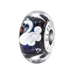 Elfbeads Moonlit Swan Lake Romance black glass Bead by The Alternative Bead. Your official Elfbeads Retailer from Germany