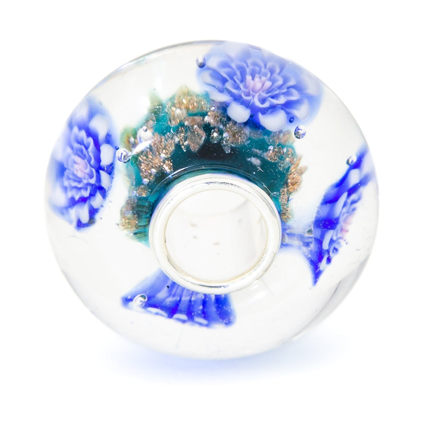 Elfbeads Moonshimmer Ocean Flower  glass Bead by The Alternative Bead. Your official Elfbeads Retailer from Germany