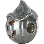 Ogerbeads Mr. Pumpkin DARK Edition – Glass Bead Excluded silver and gray sterling-silver Bead by The Alternative Bead. Your official Ogerbeads Retailer from Germany