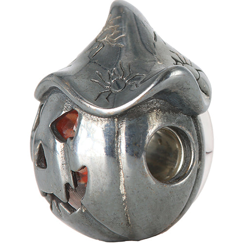 Ogerbeads Mr. Pumpkin DARK Edition – Glass Bead Excluded silver and gray sterling-silver Bead by The Alternative Bead. Your official Ogerbeads Retailer from Germany
