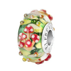 Elfbeads Mushroom Oasis-Red red; green glass Bead by The Alternative Bead. Your official Elfbeads Retailer from Germany