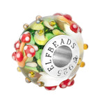 Elfbeads Mushroom Oasis-Red red; green glass Bead by The Alternative Bead. Your official Elfbeads Retailer from Germany