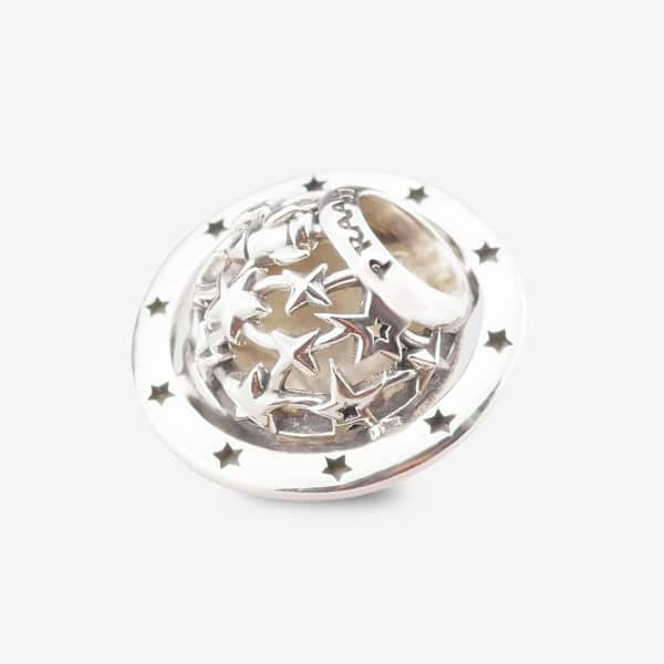 Praan Neon Saturn Charm silver sterling-silver Bead by The Alternative Bead. Your official Praan Retailer from Germany