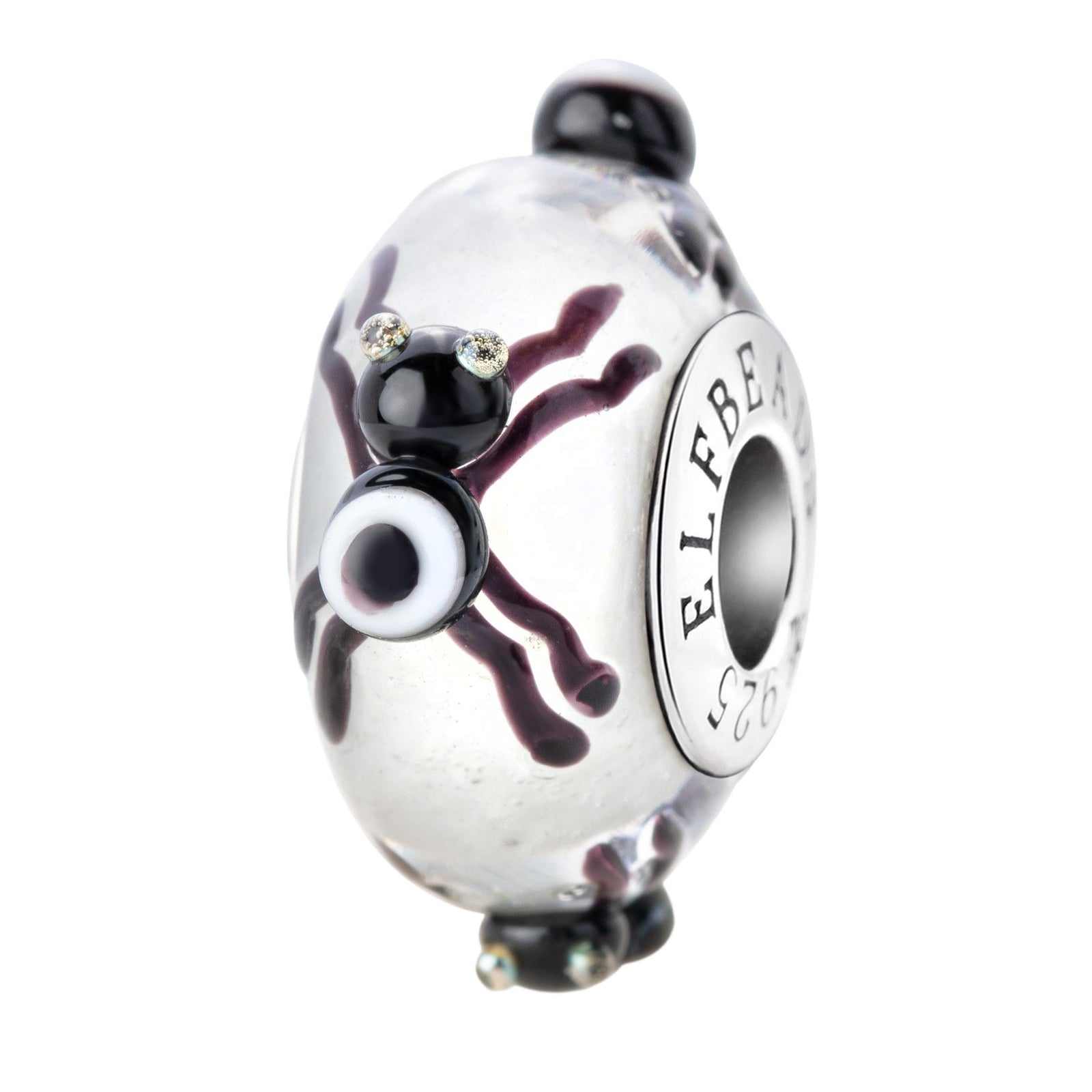 Elfbeads Nightmare Watcher Starlight  glass Bead by The Alternative Bead. Your official Elfbeads Retailer from Germany