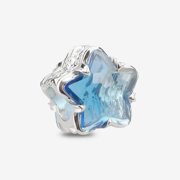 Praan Nighttime Star Crystal Charm blue glass Bead by The Alternative Bead. Your official Praan Retailer from Germany