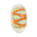 Ogerbeads Funky Flames Fragments orange and green glass Bead by The Alternative Bead. Your official Ogerbeads Retailer from Germany