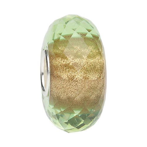 Ogerbeads Sea Salt Sparkle Elemental Fragments green and gold glass Bead by The Alternative Bead. Your official Ogerbeads Retailer from Germany