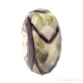 Ogerbeads Wood Flux Fragments purple and beige glass Bead by The Alternative Bead. Your official Ogerbeads Retailer from Germany