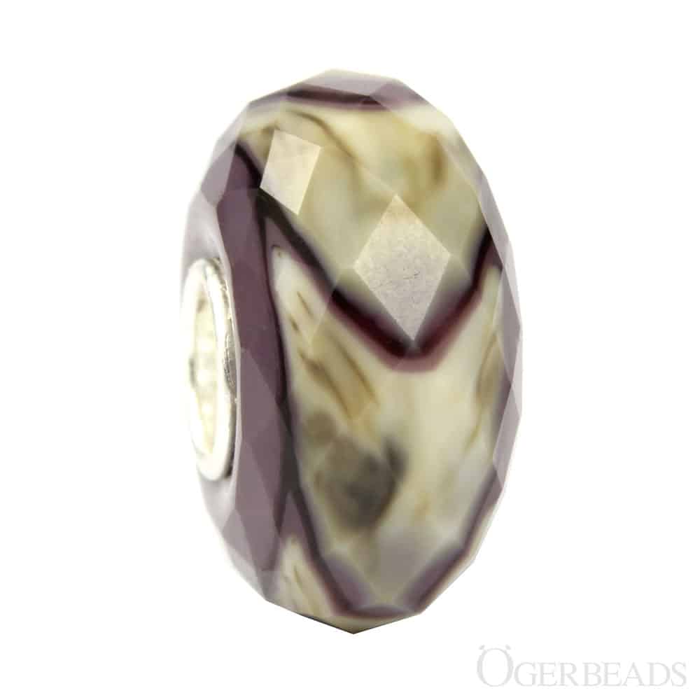 Ogerbeads Wood Flux Fragments purple and beige glass Bead by The Alternative Bead. Your official Ogerbeads Retailer from Germany
