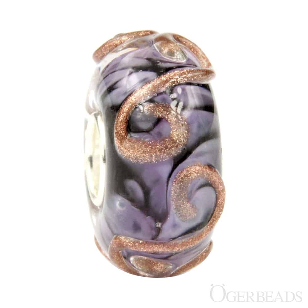  Ogerbeads Purple Sky Baroque Festival Bead by The Alternative Bead 