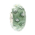 Ogerbeads Clover Dewdrops Fragments green glass Bead by The Alternative Bead. Your official Ogerbeads Retailer from Germany