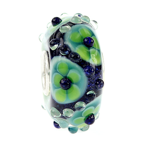 Ogerbeads Magical green and blue glass Bead by The Alternative Bead. Your official Ogerbeads Retailer from Germany