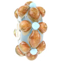 Ogerbeads Luxury bronze and blue glass Bead by The Alternative Bead. Your official Ogerbeads Retailer from Germany