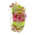 Ogerbeads Watermelon Flowers green and pink glass Bead by The Alternative Bead. Your official Ogerbeads Retailer from Germany