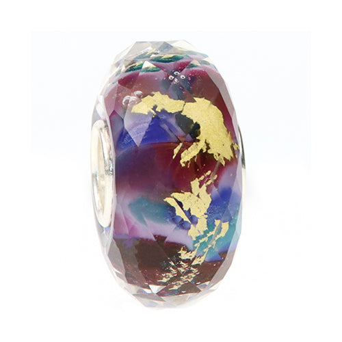 Ogerbeads Aurealia Fragments purple and blue and gold glass Bead by The Alternative Bead. Your official Ogerbeads Retailer from Germany
