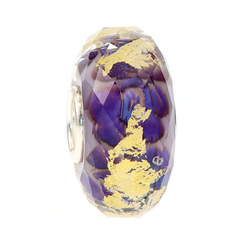 Ogerbeads Carnela Fragments purple and gold glass Bead by The Alternative Bead. Your official Ogerbeads Retailer from Germany