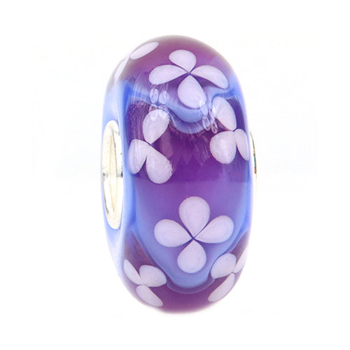 Ogerbeads Desirable Flower Flux blue glass Bead by The Alternative Bead. Your official Ogerbeads Retailer from Germany