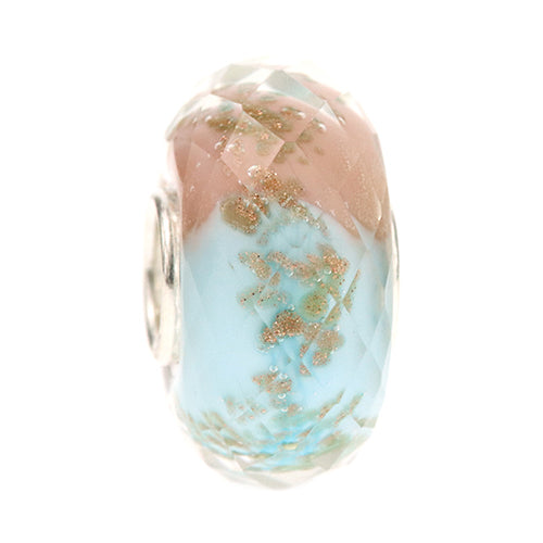 Ogerbeads Cuddle Pixiedust Fragments blue and pink and gold glass Bead by The Alternative Bead. Your official Ogerbeads Retailer from Germany