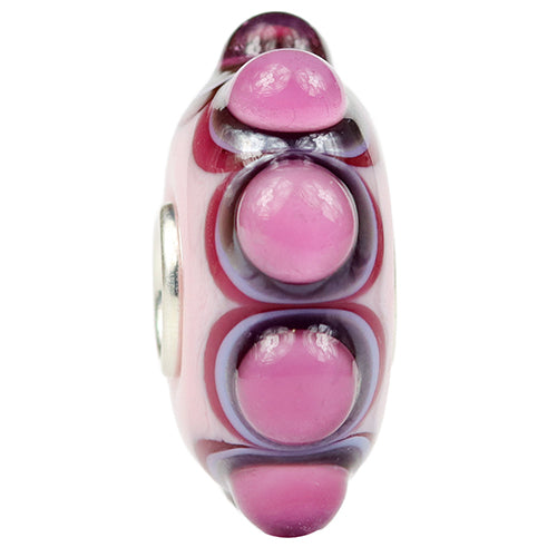 Ogerbeads Mulberry Rose Bubbles pink glass Bead by The Alternative Bead. Your official Ogerbeads Retailer from Germany