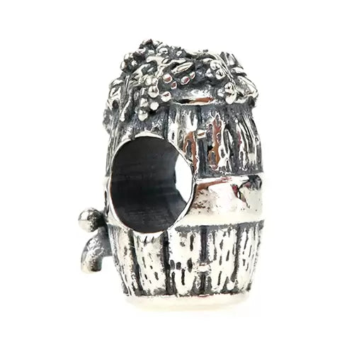 Ogerbeads Wine Barrel silver sterling-silver Bead by The Alternative Bead. Your official Ogerbeads Retailer from Germany