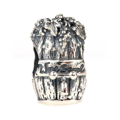 Ogerbeads Wine Barrel silver sterling-silver Bead by The Alternative Bead. Your official Ogerbeads Retailer from Germany