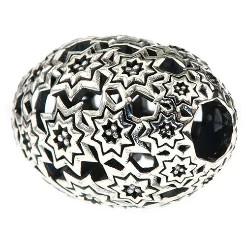 Ogerbeads Powerstar Barrel silver sterling-silver Bead by The Alternative Bead. Your official Ogerbeads Retailer from Germany