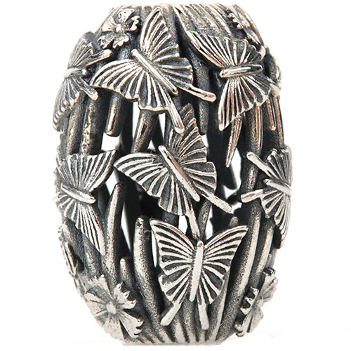 Ogerbeads Butterfly Wilderness silver sterling-silver Bead by The Alternative Bead. Your official Ogerbeads Retailer from Germany