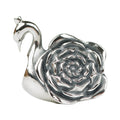 Ogerbeads Swan Flower silver sterling-silver Bead by The Alternative Bead. Your official Ogerbeads Retailer from Germany