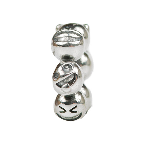 Ogerbeads Happy Faces silver sterling-silver Bead by The Alternative Bead. Your official Ogerbeads Retailer from Germany