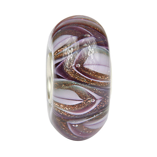  Ogerbeads Rose Sparkle Gravity Waves Bead by The Alternative Bead 