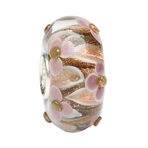 Ogerbeads Purple Plum Flame Flowers purple glass Bead by The Alternative Bead. Your official Ogerbeads Retailer from Germany