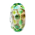 Ogerbeads Meadow Riverdrops green and gold glass Bead by The Alternative Bead. Your official Ogerbeads Retailer from Germany