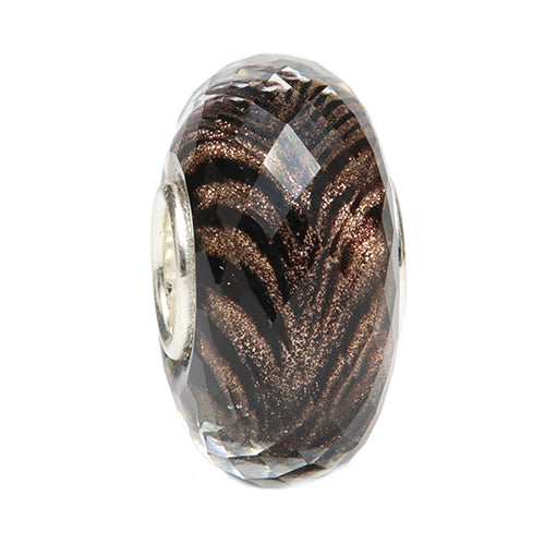 Ogerbeads Midnight Moonsparkle Warper Fragments black and gold glass Bead by The Alternative Bead. Your official Ogerbeads Retailer from Germany