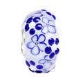 Ogerbeads Delft Blue Flower Meadow Light blue and white glass Bead by The Alternative Bead. Your official Ogerbeads Retailer from Germany