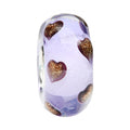Ogerbeads Lavender Sparklehearts purple and gold glass Bead by The Alternative Bead. Your official Ogerbeads Retailer from Germany
