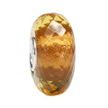 Ogerbeads Amber Sparkle Elemental Fragments orange and gold glass Bead by The Alternative Bead. Your official Ogerbeads Retailer from Germany