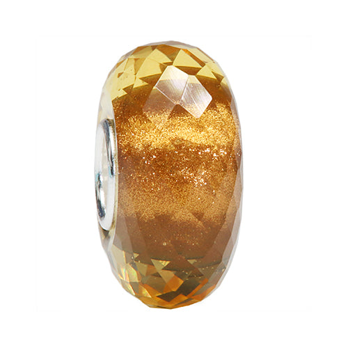  Ogerbeads Amber Sparkle Elemental Fragments Bead by The Alternative Bead 