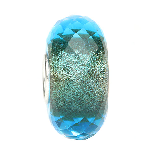 Ogerbeads Aqua Sparkle Elemental Fragments blue glass Bead by The Alternative Bead. Your official Ogerbeads Retailer from Germany