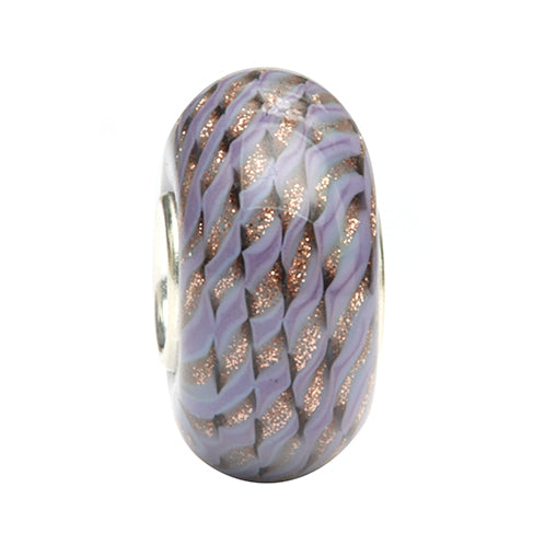  Ogerbeads Lavender Sparkle Weave Bead by The Alternative Bead 