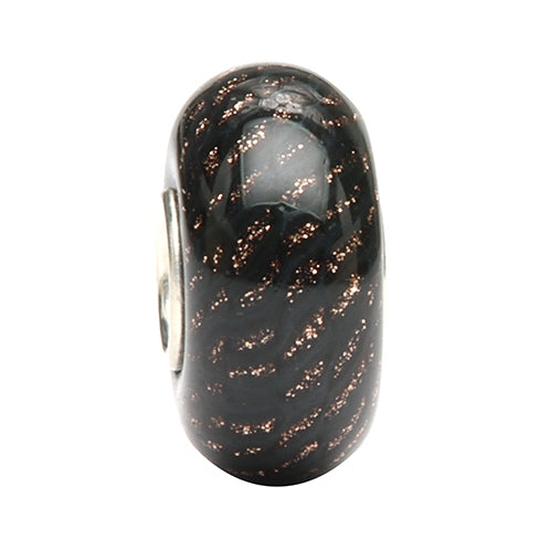 Ogerbeads Black Hole Sparkle Weave black and gold glass Bead by The Alternative Bead. Your official Ogerbeads Retailer from Germany