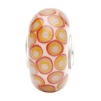 Ogerbeads Groovy Retro Dots yellow; dots glass Bead by The Alternative Bead. Your official Ogerbeads Retailer from Germany