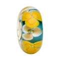 Ogerbeads Buttercup Sparkle Flowers – LIMITED blue and yellow glass Gift by The Alternative Bead. Your official Ogerbeads Retailer from Germany