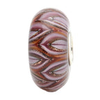 Ogerbeads Cherrywood Fire Flames brown; geometric glass Bead by The Alternative Bead. Your official Ogerbeads Retailer from Germany